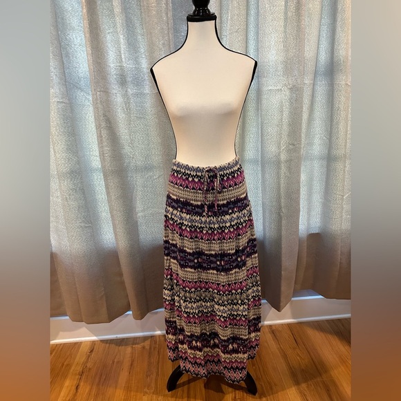 Mossimo Supply Co. Multicolor Knit Maxi Skirt - Picture 1 of 9